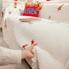 PLUSHGROVE – Weihnachts-Plüsch-Sofadecke mit festlichem Baumdesign und ultraweichem Komfort 5