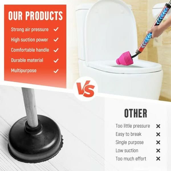 Druckmax – Hochdruck Toilettenflocke Für Schnelle Verstopfungsbeseitigung