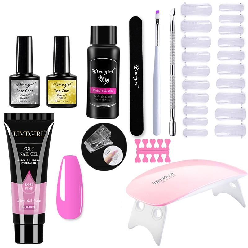 Polygelpro – Selbstbau Nagelset Mit UV-Lampe Für Starke & Stilvolle Nägel