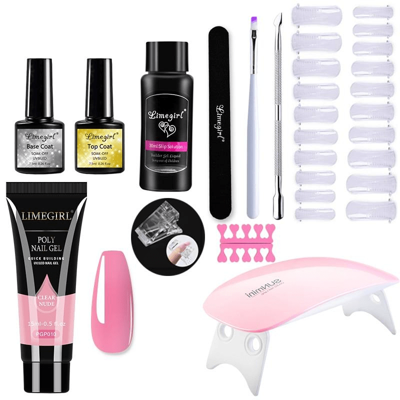Polygelpro – Selbstbau Nagelset Mit UV-Lampe Für Starke & Stilvolle Nägel