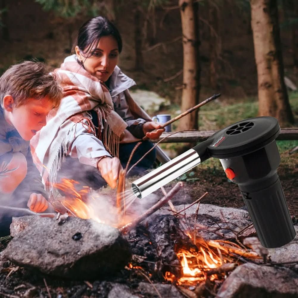 GRILLFORCE – Tragbarer Grill-Feuerbalg Aus Aluminium Für Effizientes Anzünden