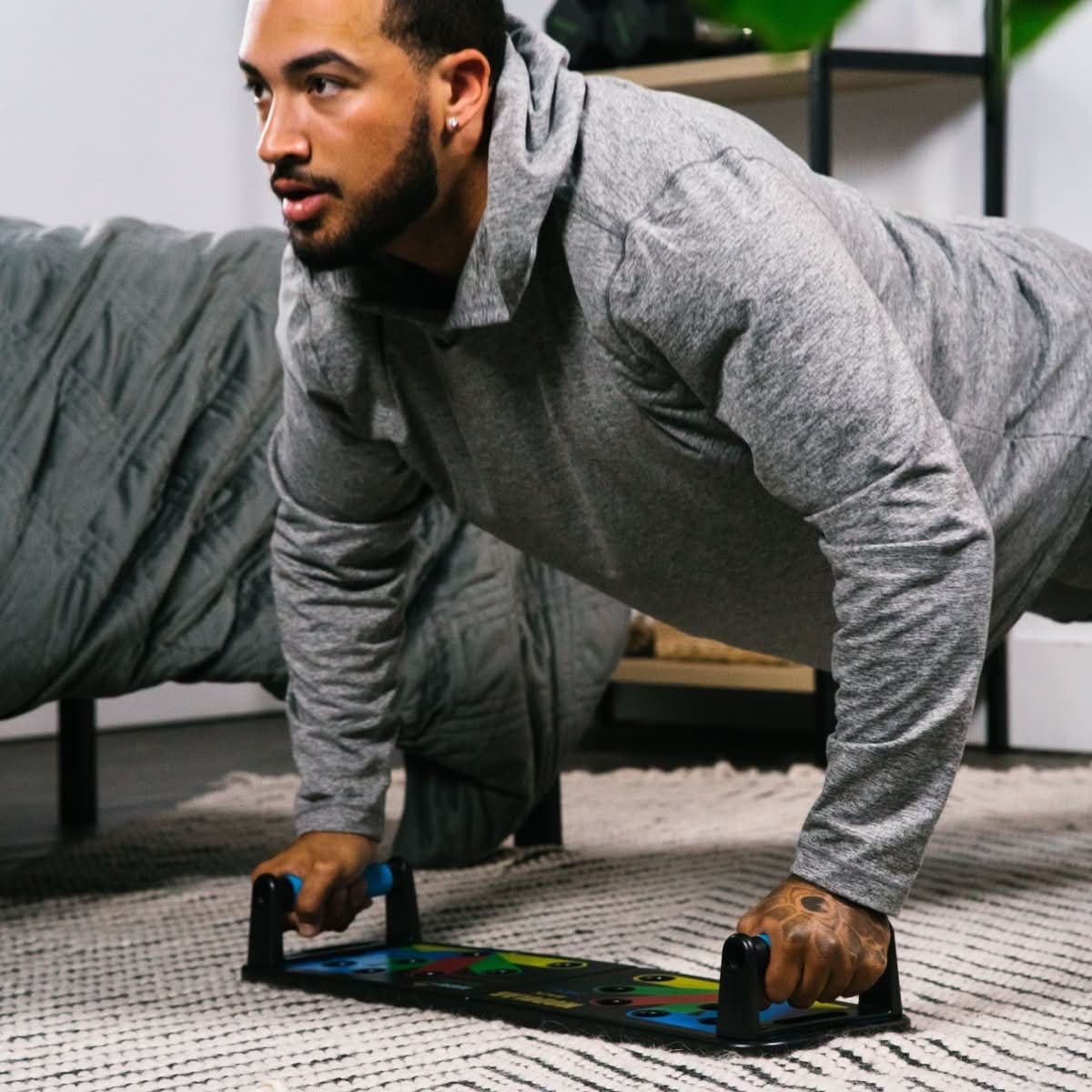 QuadroPress – Ergonomische Liegestütz-Hoch-Maschine Für Gelenkschonendes Oberkörpertraining