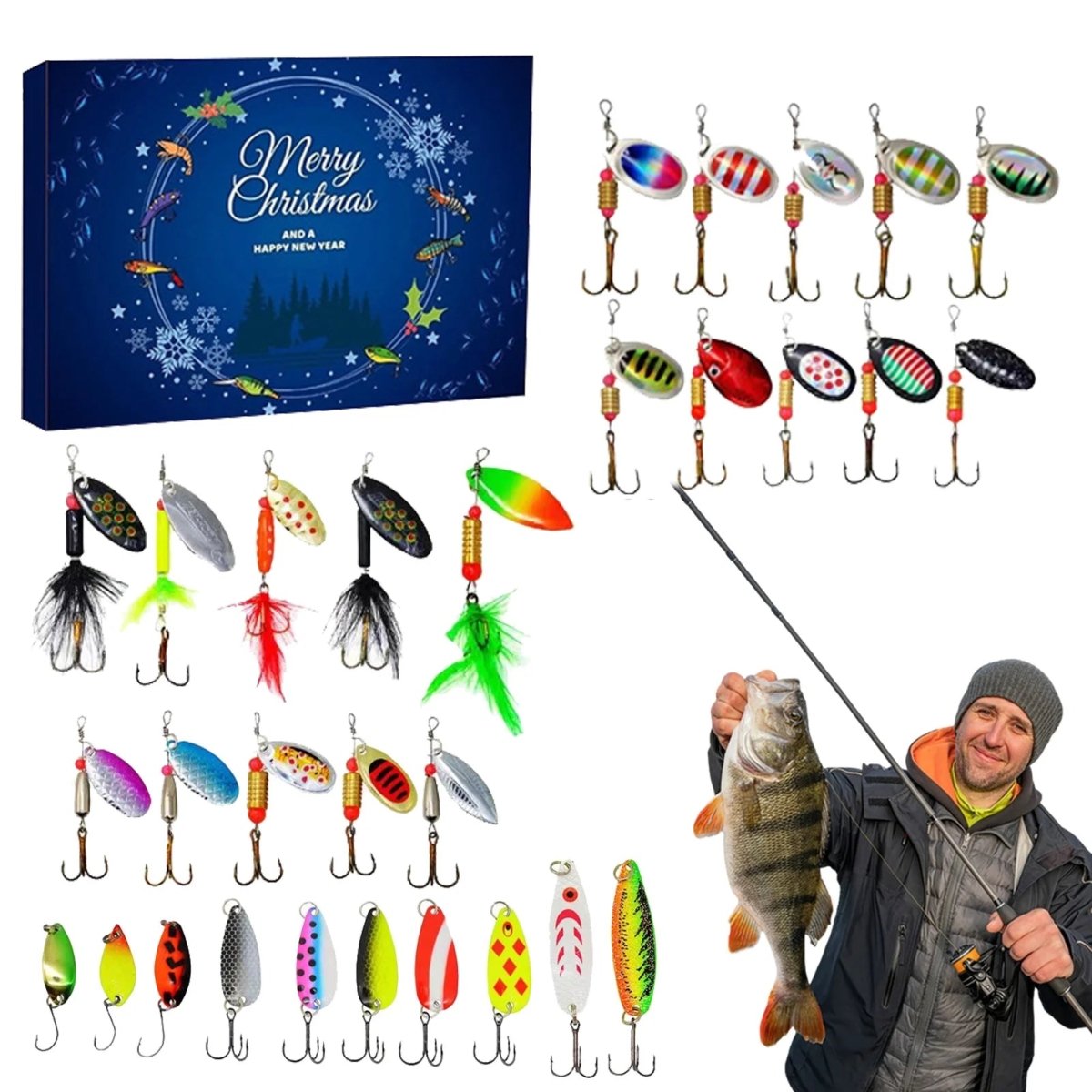 REELBOX 2025 – 24-tägiger Angel-Adventskalender mit Premium-Ködern und -Werkzeugen 2