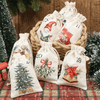 RUSTISAC – 24 Jute-Geschenktüten mit Kordelzug für die Weihnachtsdekoration 2