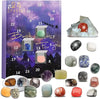 Kristalljuwelen – Magischer Edelstein-Adventskalender Mit 24 Naturkristallen