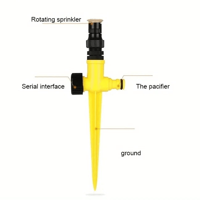 HYDROMAX - Fortschrittlicher 360°-Gartensprinkler