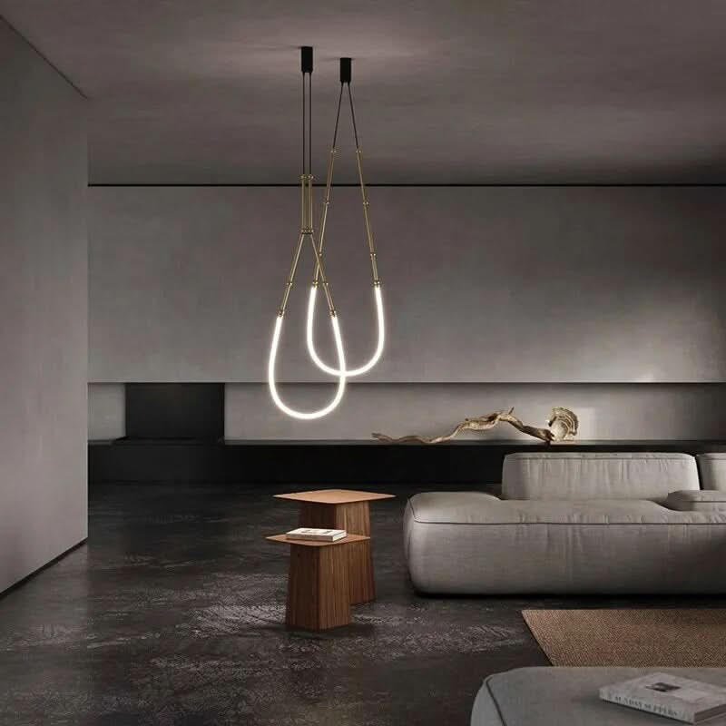 SYLVESSA – Moderne Deckenleuchte in Matt Schwarz und Bronze