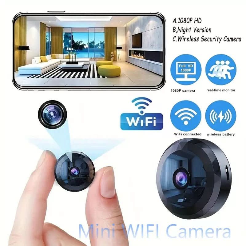 Sicherheitskamera Klein – Magnetische Klein-WLAN-Kamera 1080P HD Für Diskrete Überwachung