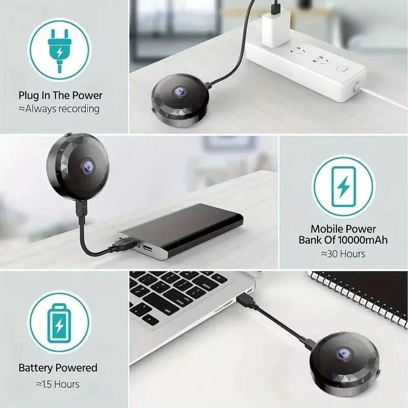 Sicherheitskamera Klein – Magnetische Klein-WLAN-Kamera 1080P HD Für Diskrete Überwachung