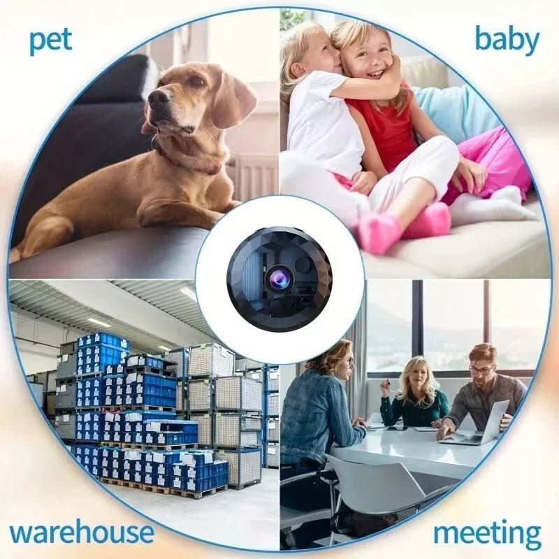 Sicherheitskamera Klein – Magnetische Klein-WLAN-Kamera 1080P HD Für Diskrete Überwachung