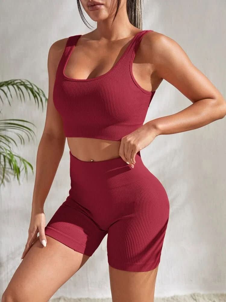 SIENNA Fitness Set – 2-teiliges Trainingsset Für Frauen Mit Atmungsaktivität Und Komfort
