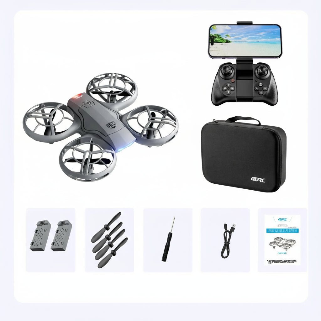 SKYV8 – Mini-4K-Drohne mit HD-Kamera und WiFi-FPV für Kinder und Anfänger 4