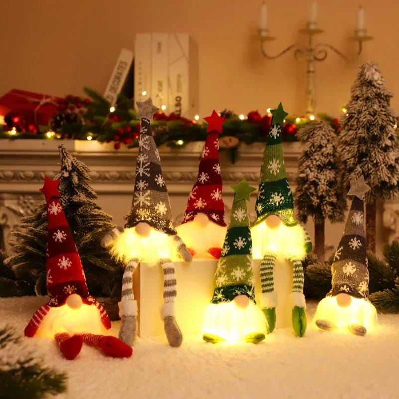 SNOWBEARD – LED-Plüschwichtel für gemütliche Weihnachtsdekoration 3