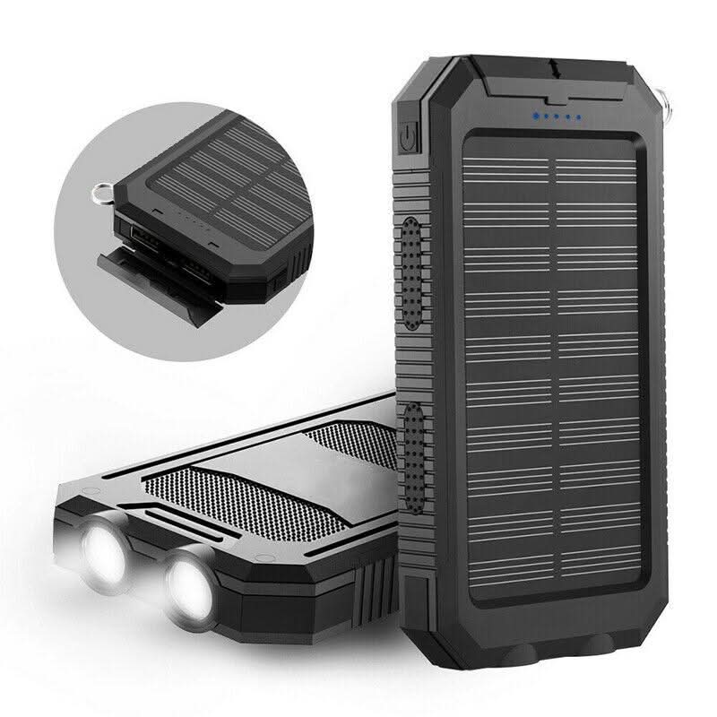 SOLARFORCE Powerbank – Wasserdichte Solar-Powerbank Mit 30000mAh Für Draußen-Abenteuer