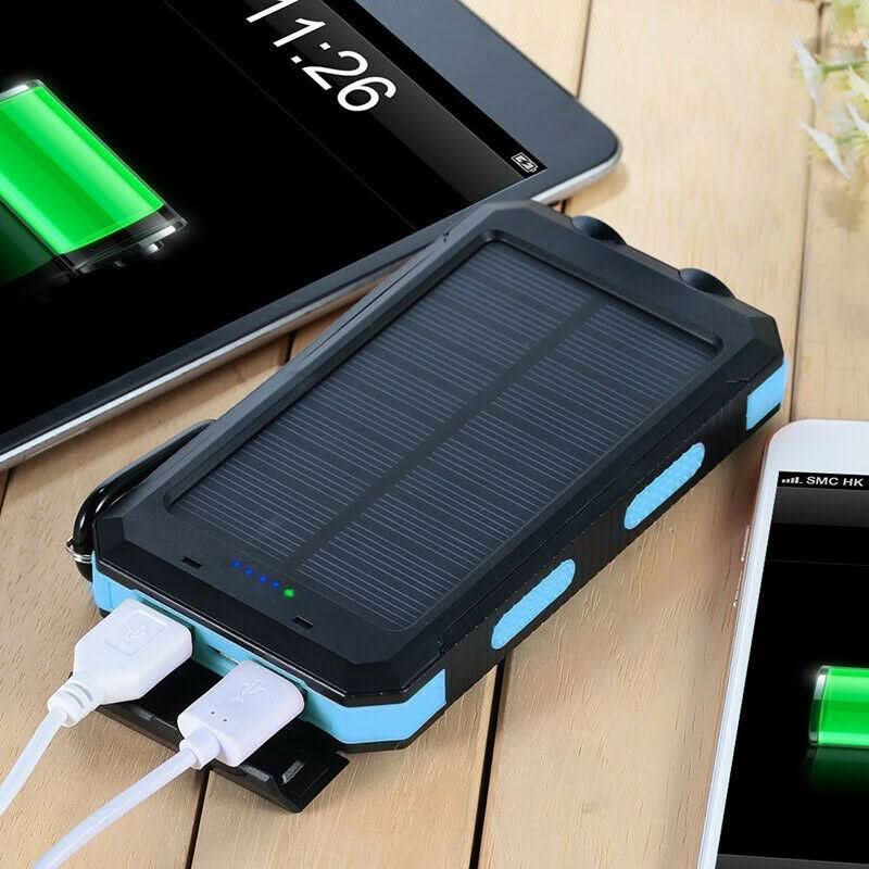 SOLARFORCE Powerbank – Wasserdichte Solar-Powerbank Mit 30000mAh Für Draußen-Abenteuer