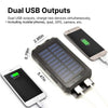 SOLARFORCE Powerbank – Wasserdichte Solar-Powerbank Mit 30000mAh Für Draußen-Abenteuer