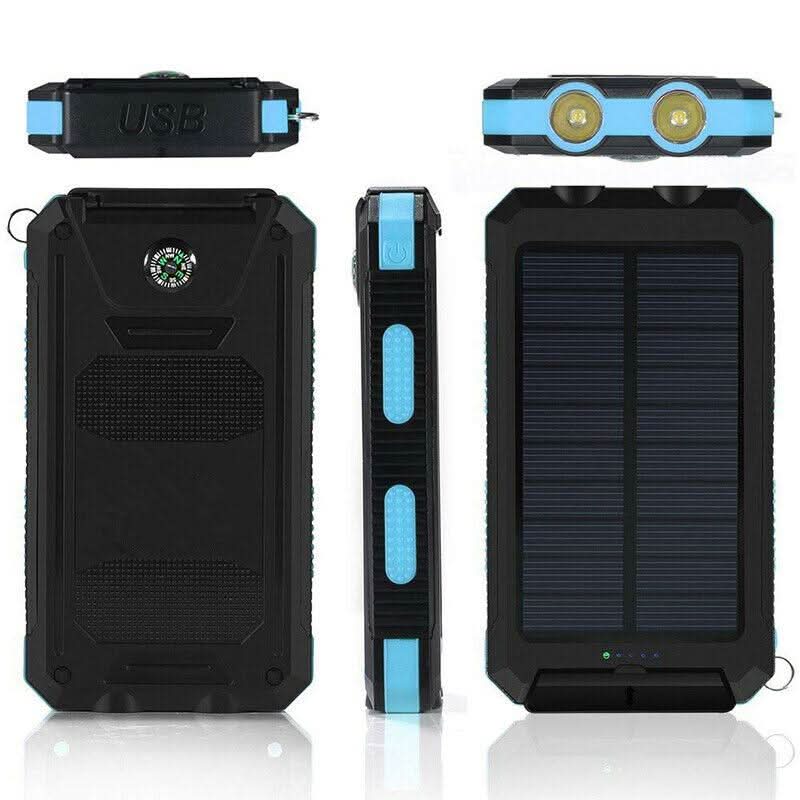 SOLARFORCE Powerbank – Wasserdichte Solar-Powerbank Mit 30000mAh Für Draußen-Abenteuer
