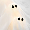 SPOOKFEST – LED Ghost Wreath for Halloween with Creepy Glow 8