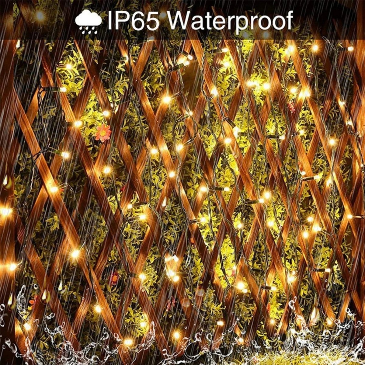 STARDRAPE - 10m Wetterfeste LED Lichterkette Außen für Festliche Weihnachtsbeleuchtung 4