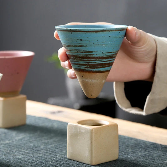 Handgefertigte Keramik Tasse Aus Japan