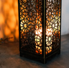 Vintage-Windlicht im Bronzedesign