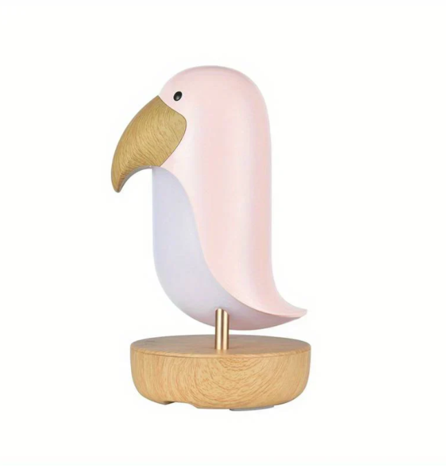 Wiederaufladbare Nachtlampe im Vogel-Design
