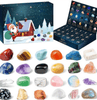 Kristalljuwelen – Magischer Edelstein-Adventskalender Mit 24 Naturkristallen