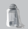 2-in-1 Trinkflasche für Hunde – Wasserflasche mit Futternapf für Unterwegs