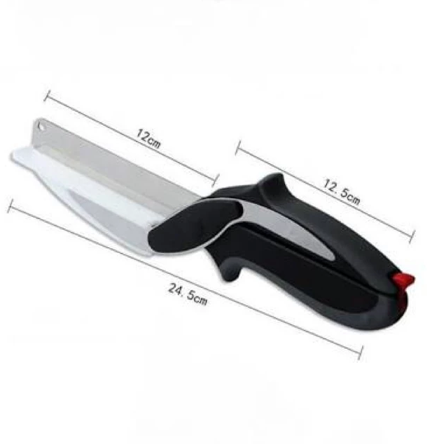 2-in-1 Küchenmesser  Schneidebrett