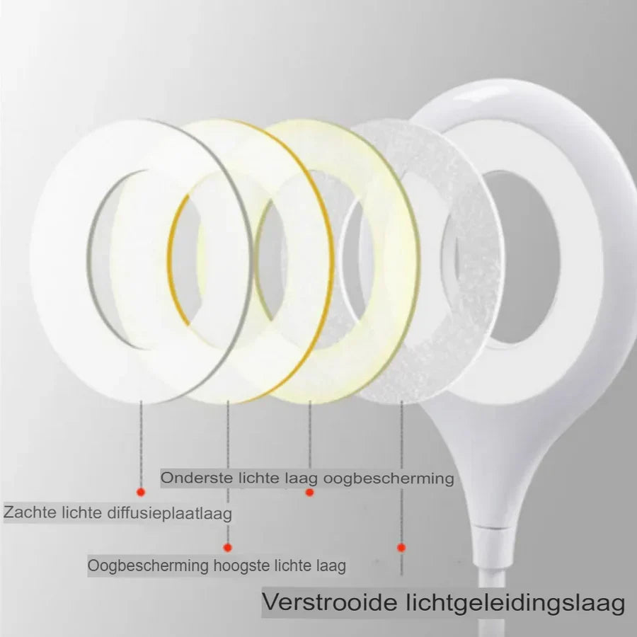 Kompaktes und Wiederaufladbares Nachtlicht – Flexibles LED-Licht für Schreibtisch und Nachttisch