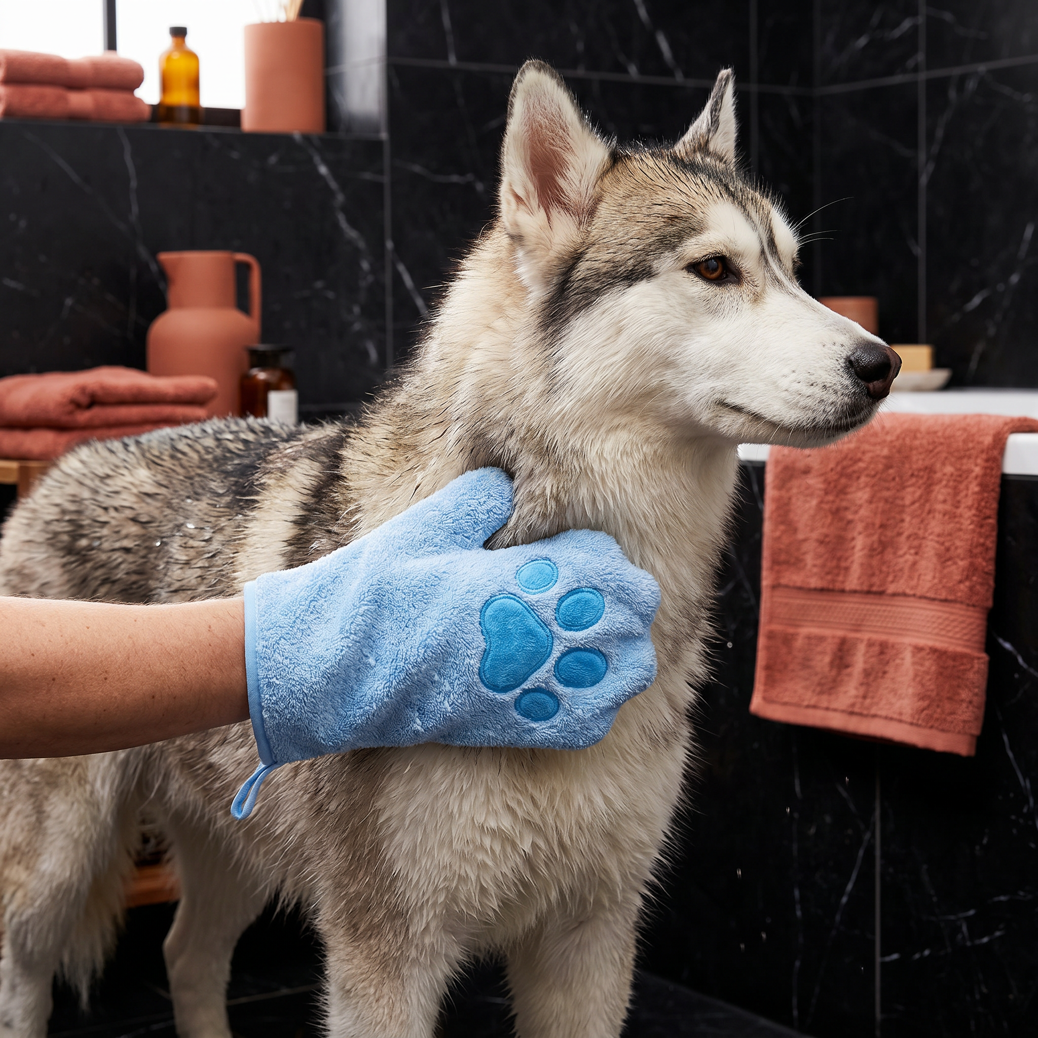 Schnelltrocknendes Handtuch für Haustiere