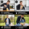 2-in-1 Eiswürfel-Becher – Faltbar, mit Strohhalm & Silikonform für unterwegs