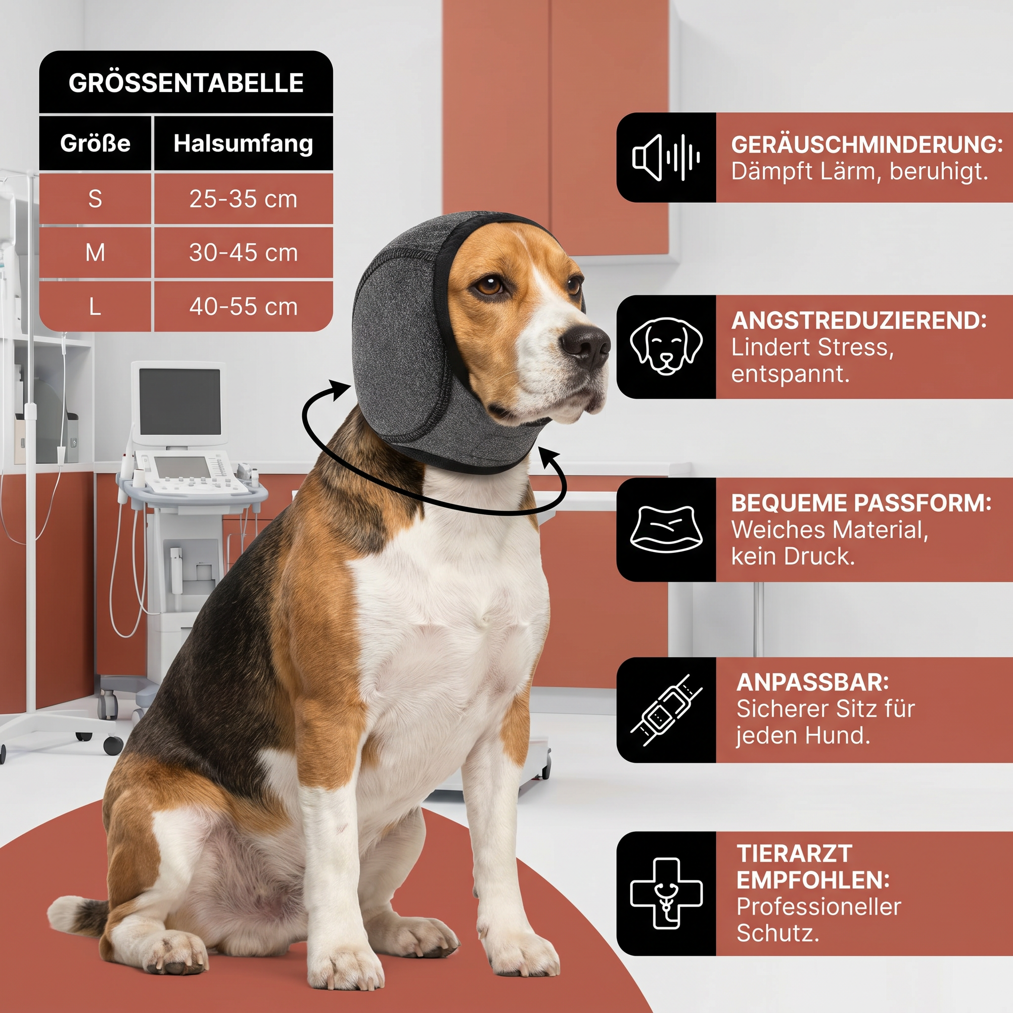 Schutz-Ohrenschützer für Hunde – geräuschdämpfend und angstmindernd