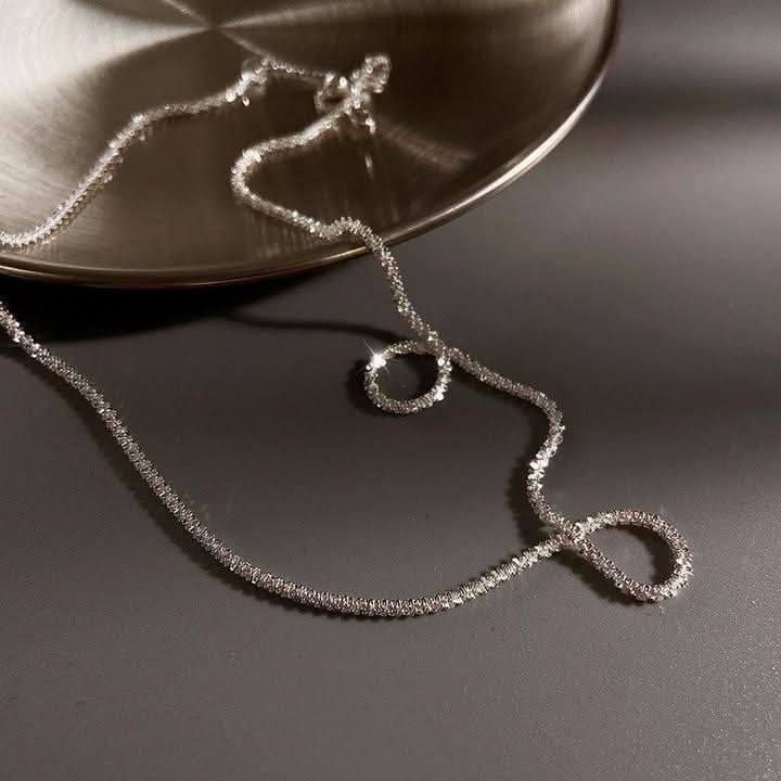 Sternenlicht Halsketten-Set – Zartes Halsketten-Set Aus 925er Silber Für Eleganten Stil
