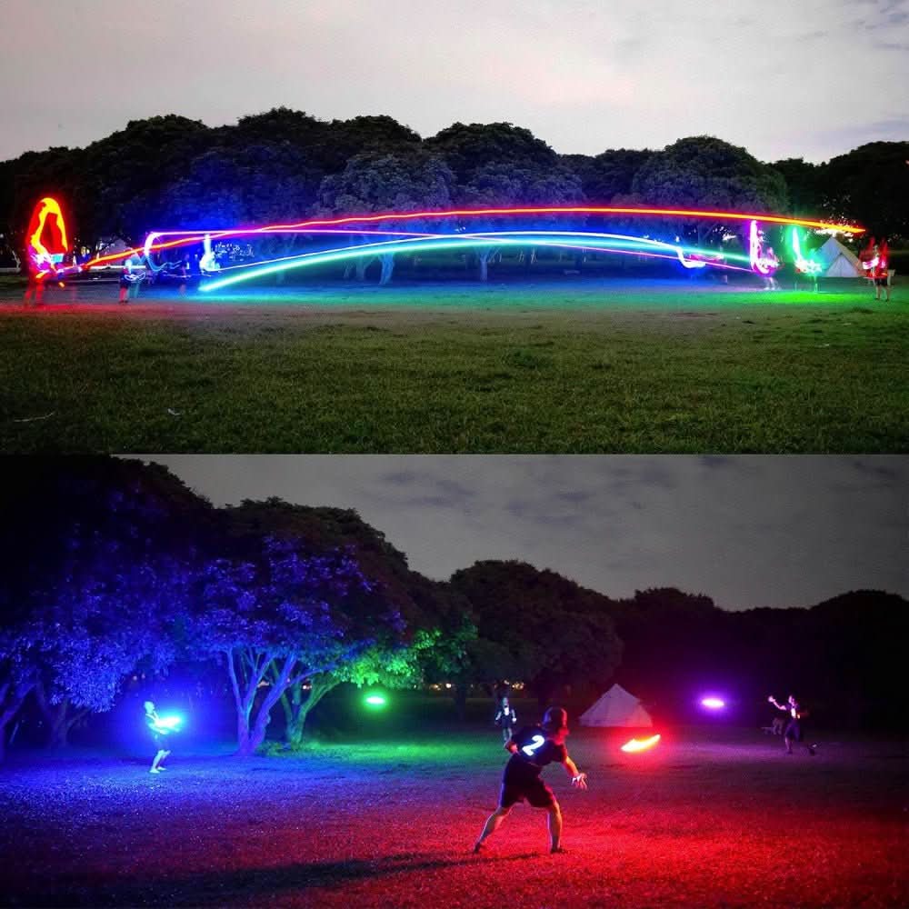 LUMIDISC – LED Leuchtendes Frisbee für Nachtspiele & Draußen-Spaß