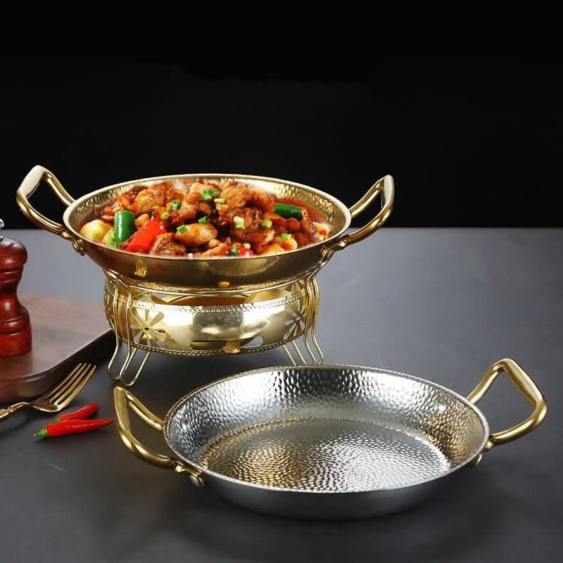STEELCHEF – Hammerschlag-Edelstahltopf für Pfannen, Saucen & Vielseitiges Kochen