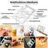 38-in-1 Erste-Hilfe- und Survival-Kit mit Taschenlampe und Kompass