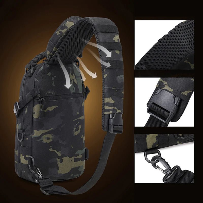 TACTIPACK – Taktische Brusttasche für Outdoor-Sport und Reisen 4