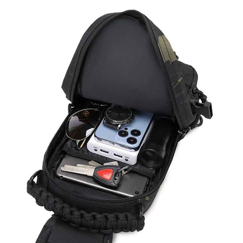 TACTIPACK – Taktische Brusttasche für Outdoor-Sport und Reisen 5