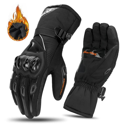 ThermoGrip Motorradhandschuhe – Wasserdicht, Winddicht & Isoliert Für Winterfahrten