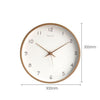 TIMEHAVEN – Silent Wooden Wall Clock with Battery Operation 4
