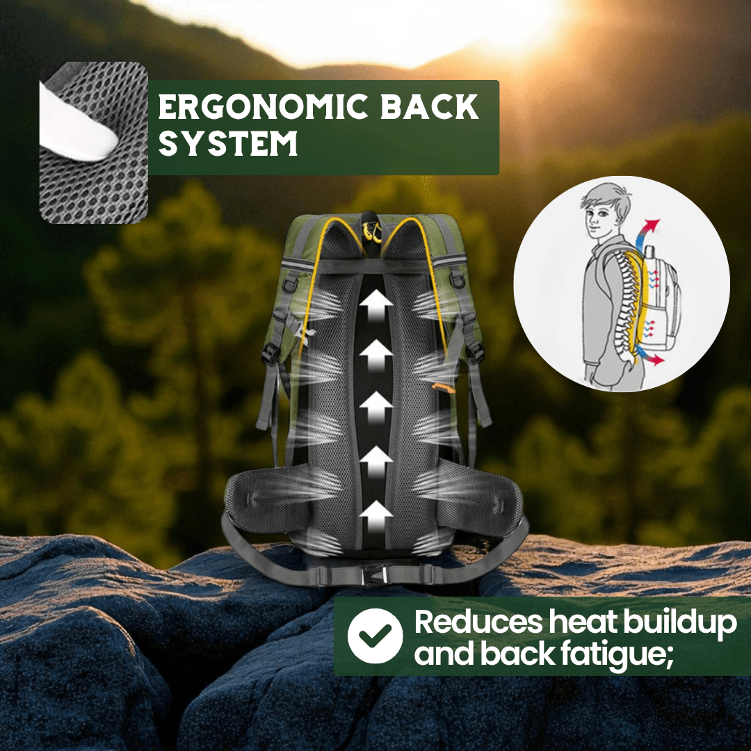 TRAILPRO 50L – Wanderrucksack Mit Atmungsaktivem Rückensystem Und Schuhfach