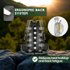 TRAILPRO 50L – Wanderrucksack Mit Atmungsaktivem Rückensystem Und Schuhfach