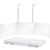 TRIFLEX Spiegel – 3-Wege-Frisier-Spiegel Mit Verstellbaren Haken Und Faltbarem Design