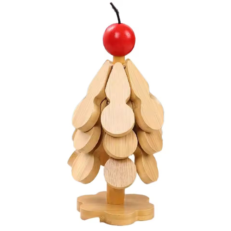 Treefold - Faltbarer Weihnachtsbaum-Untersetzer, Hitzebeständig, Platzsparend 2