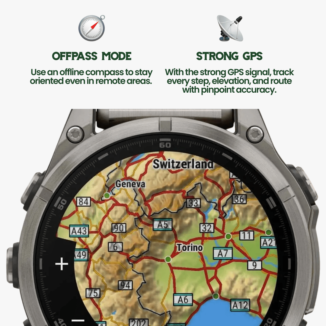 TrekSight X – Robuste Draußen-Smartwatch Mit GPS Und Gesundheitsüberwachung