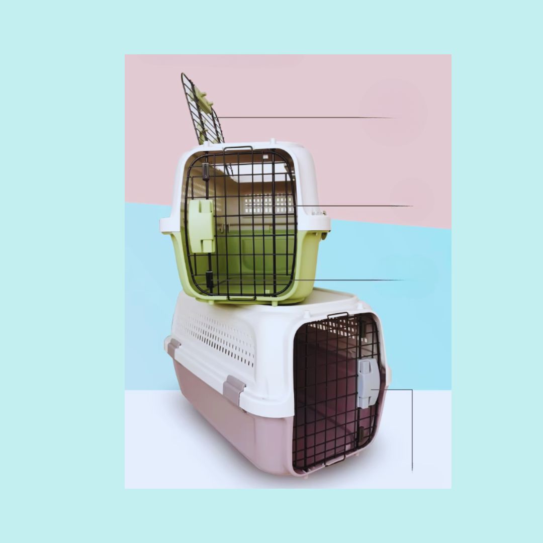 Katzen Transportbox mit Lüftungslöchern – Robuste Tragetasche für Sichere Reisen