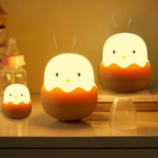 Kuiken Nachtlampe für Kinder – Süße LED Lampe im Eierdesign für das Kinderzimmer