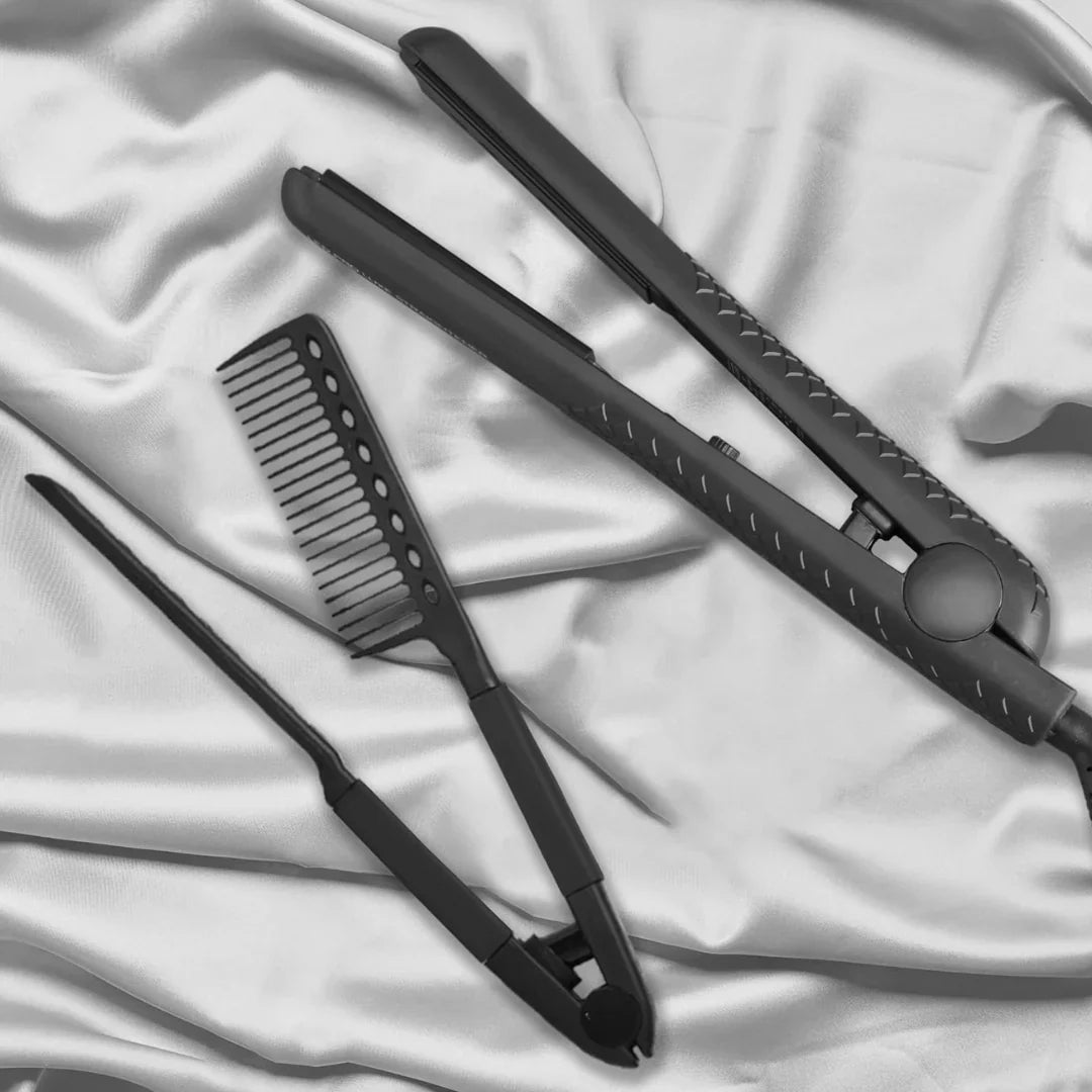 Glättungsbürste – Warmluftkamm für müheloses Haarstyling