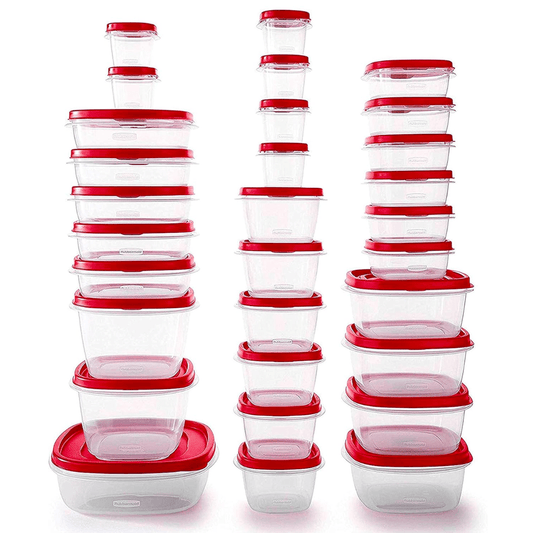60-Teiliges BPA-Freies Aufbewahrungsboxen-Set – Luftdicht & Stapelbar Für Eine Organisierte Küche